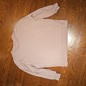 Lululemon perfectly oversized crew 6 8 Excellent Feather pink